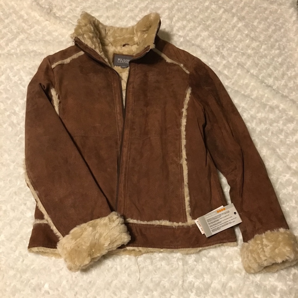 Wilsons  suede coat